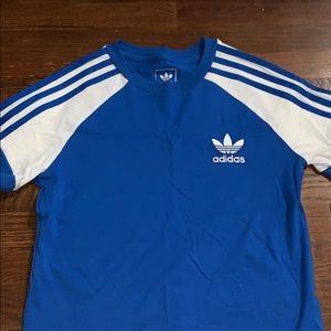 Blue adidas shirt